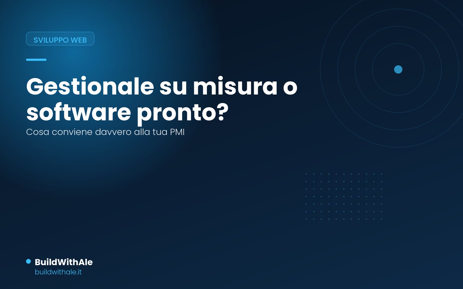 Gestionale su misura o software pronto all'uso: cosa conviene davvero alla tua PMI