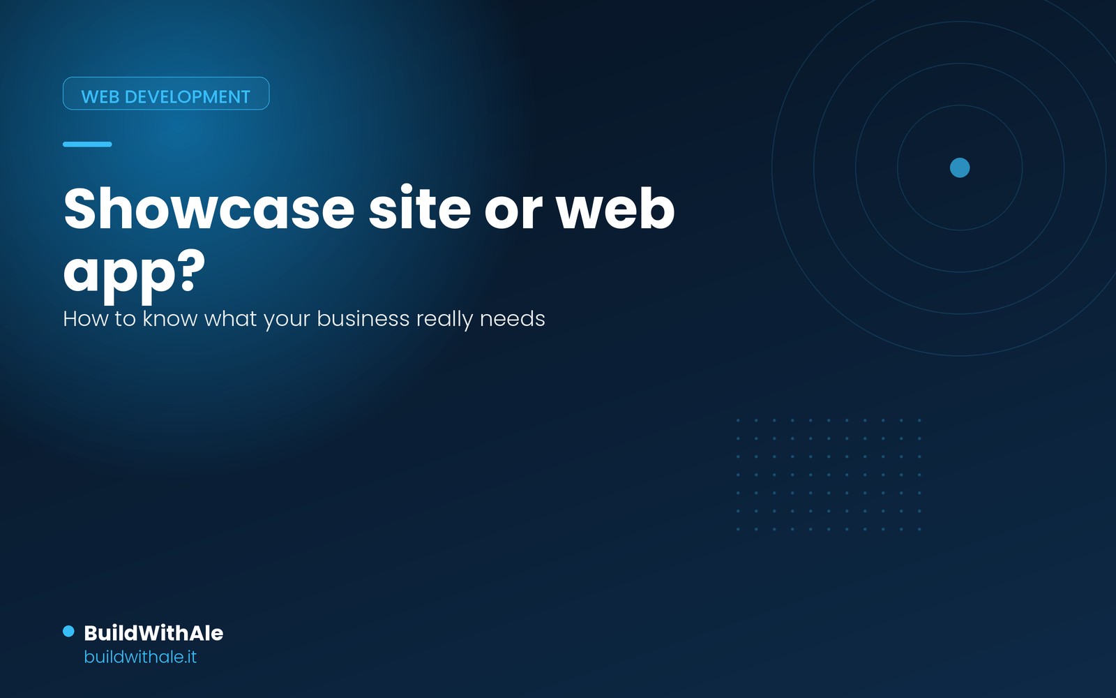 Showcase Site or Web App: How to Tell What Your Business Really Needs
