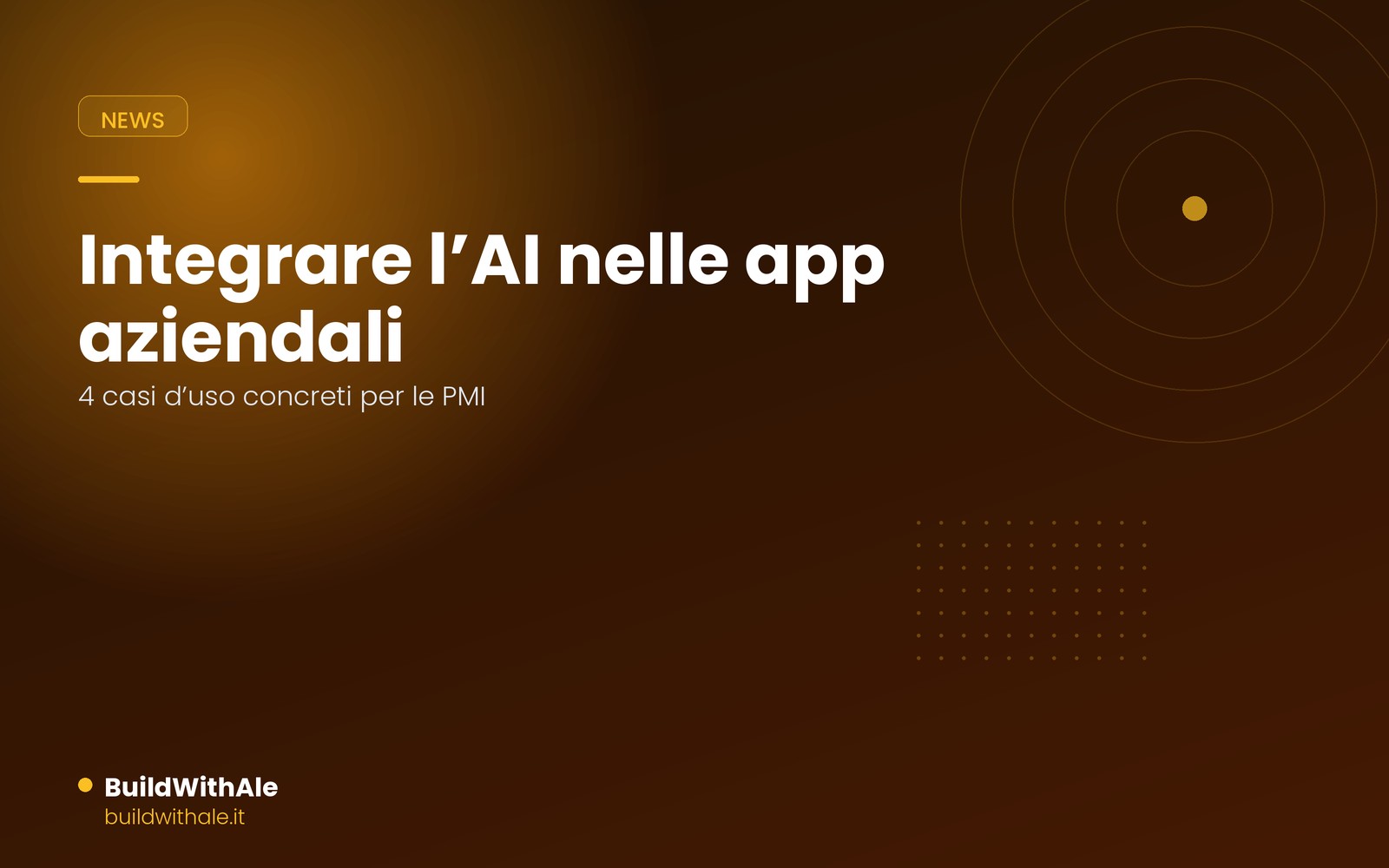 Integrare l'AI nelle app aziendali: 4 casi d'uso concreti per le PMI