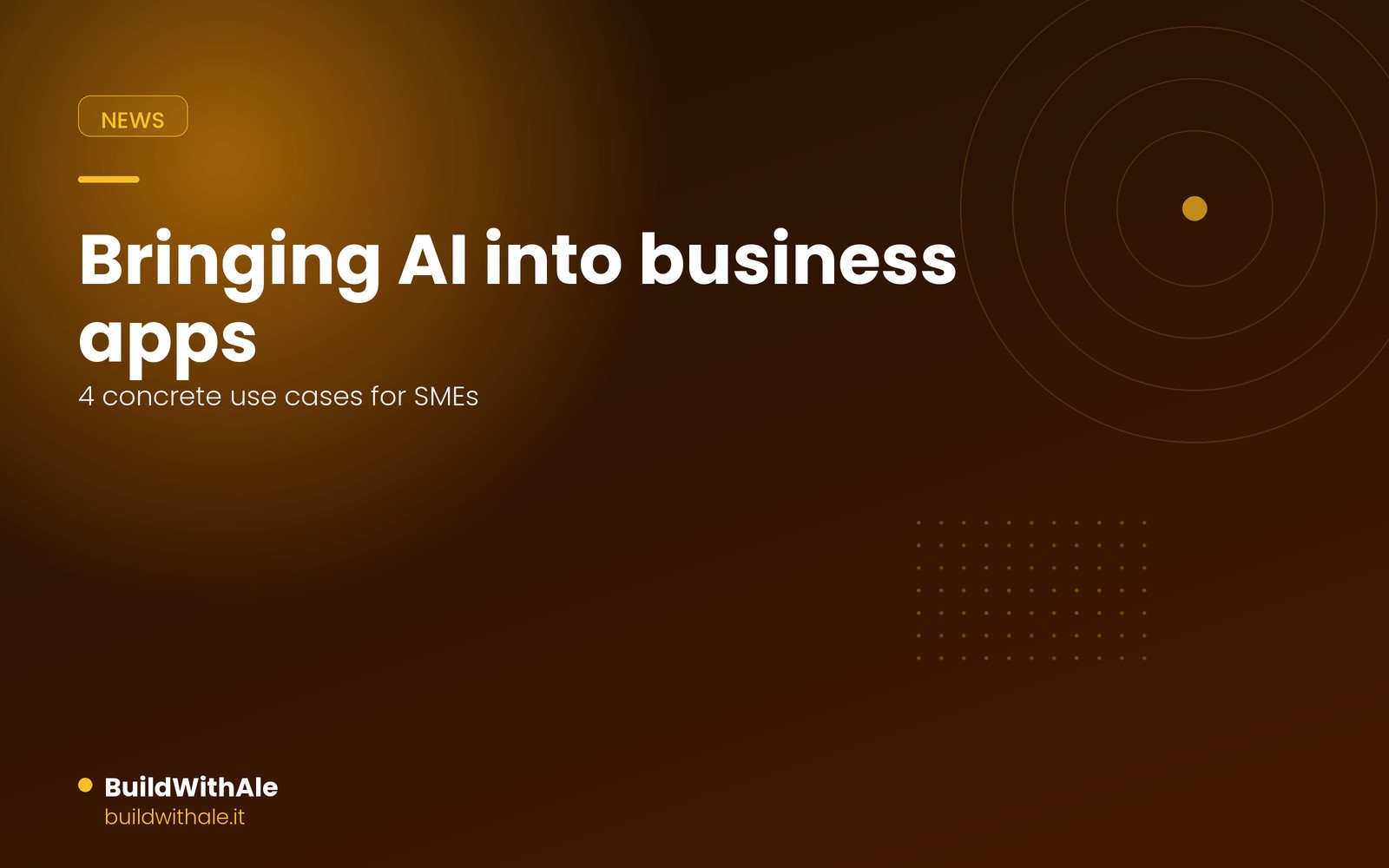 Bringing AI into Business Apps: 4 Concrete Use Cases for SMEs