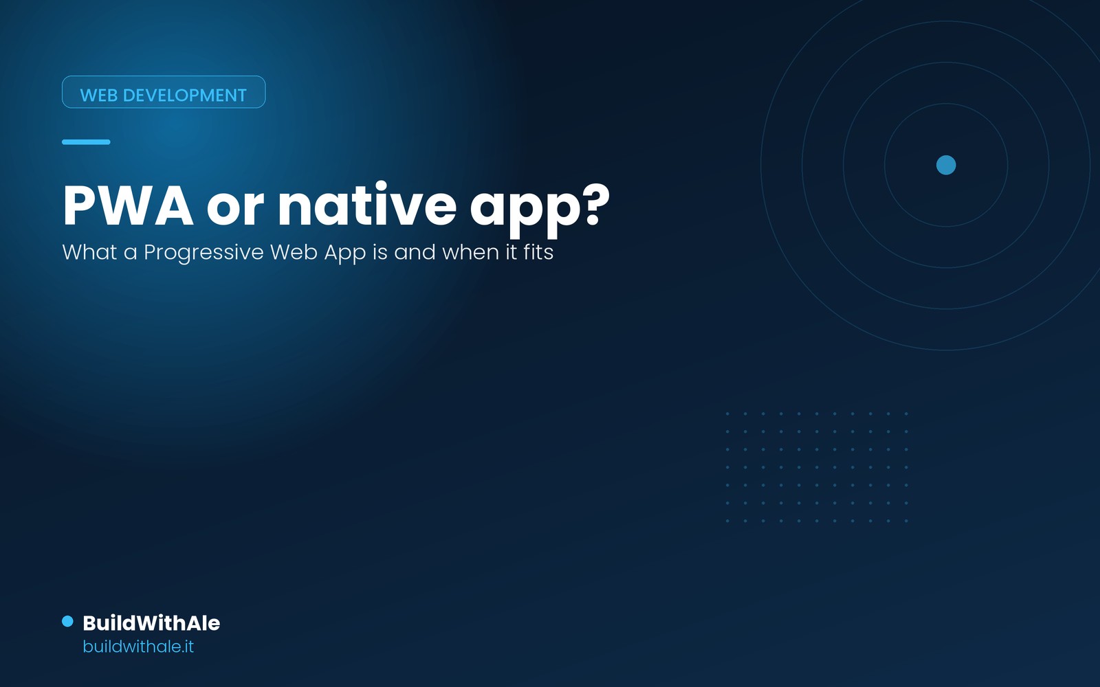 PWA or Native App? What a Progressive Web App Is and When It's Worth It