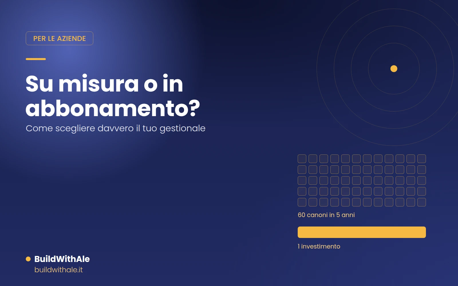 Gestionale su misura o software in abbonamento: come scegliere davvero