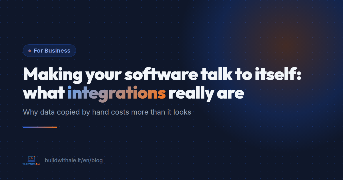 Making your software talk to itself: what integrations really are